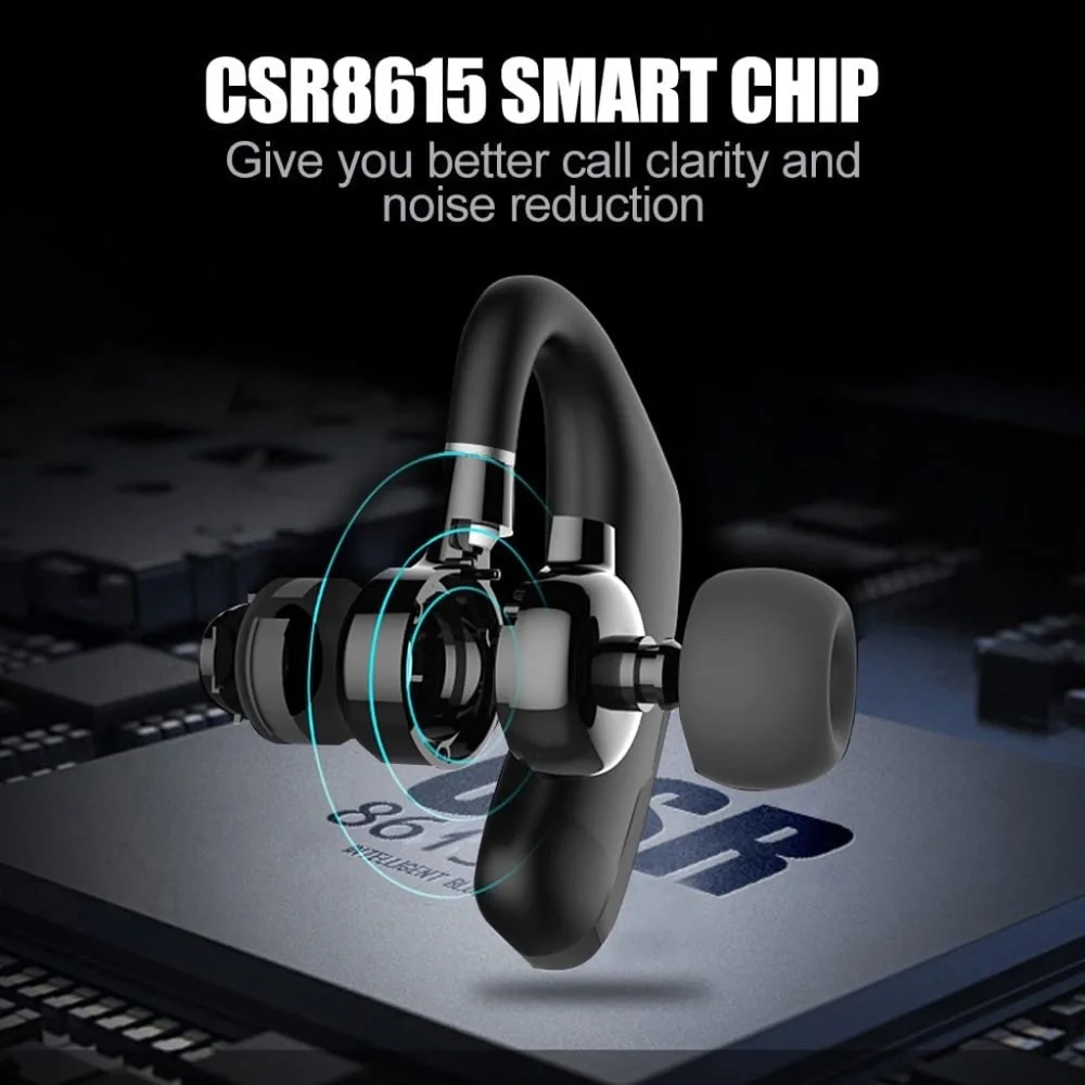 Wireless Headphones- Bluetooth In Ear-Waterproof-Battery Case Charger 5.3 Chip